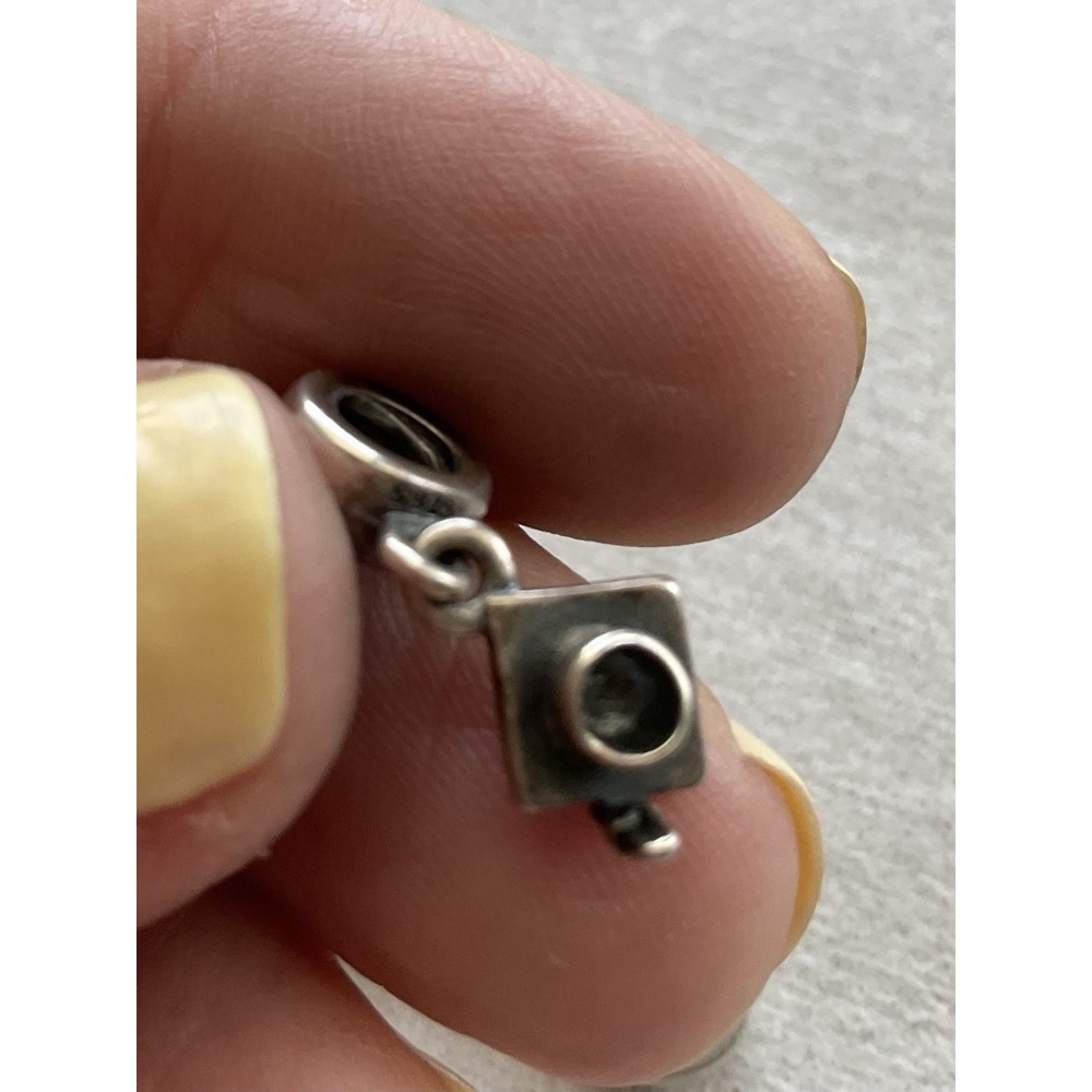 Pandora Lot Of 3 ALE 925 Sterling Silver Dangle Charm Xmas Stocking Heart Grad - Picture 5 of 10